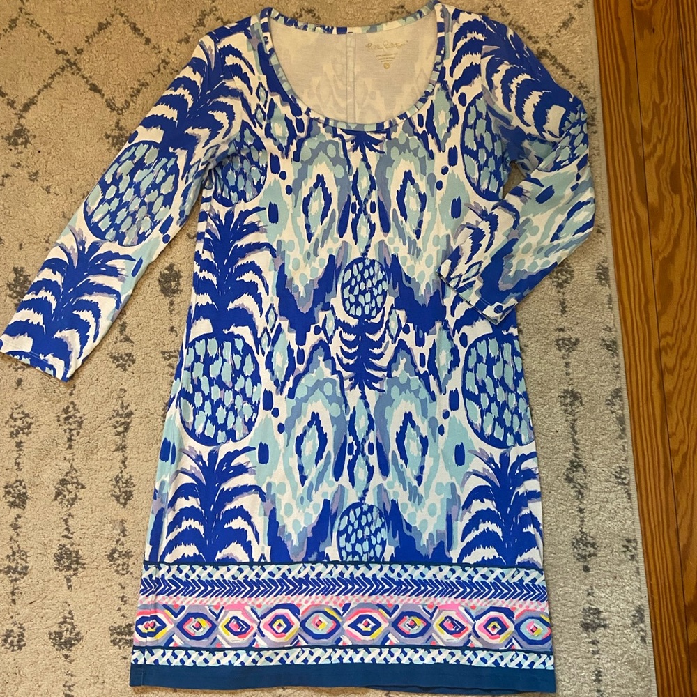 Super cute Lilly Pulitzer pineapple print cotton dress